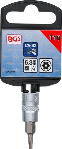 BGS technic Torx bitfej 1/4" fúrt, T10 (BGS 2357)