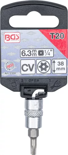 BGS technic Torx bitfej 1/4" fúrt, T20 (BGS 2359)