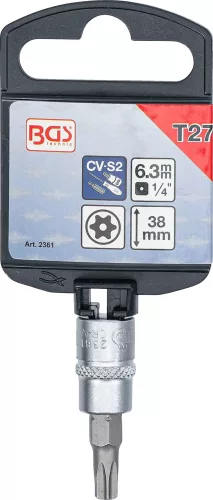 BGS technic Torx bitfej 1/4" fúrt, T27 (BGS 2361)