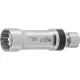 BGS technic Univerzális csuklós gyújtógyertya kulcs, rögzítő rugóval, 3/8", 21 mm, 12 pontos (BGS 2392)