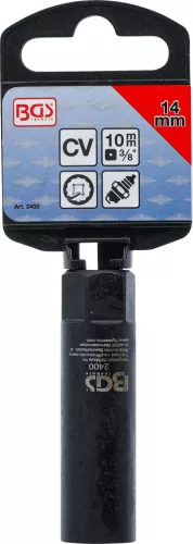 BGS technic Gyújtógyertya kulcs, 14mm, biztosító rugóval (BGS 2400)