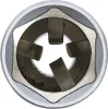 BGS technic Gyújtógyertya kulcs biztosító rugóval, 6 pontos, 21mm (BGS 2403)