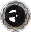 BGS technic Gyújtógyertya kulcs, 14mm (BGS 2404)
