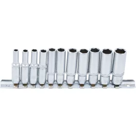   BGS technic Dugókulcsfej készlet hosszú colos hatszög fejekkel, 1/4”, 3/16”–1/2”, 11 részes (BGS 2429)
