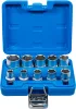 BGS technic Dugókulcsfej készlet colos Pro Torque hatszög fejekkel, 1/2”, 3/8”–15/16”, 10 részes (BGS 2434)