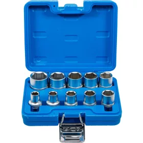   BGS technic Dugókulcsfej készlet colos Pro Torque hatszög fejekkel, 1/2”, 3/8”–15/16”, 10 részes (BGS 2434)