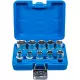 BGS technic Dugókulcsfej készlet colos Pro Torque hatszög fejekkel, 1/2”, 3/8”–15/16”, 10 részes (BGS 2434)