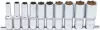 BGS technic Dugókulcsfej készlet hosszú colos hatszög fejekkel, 1/2”, 3/8”–15/16”, 10 részes (BGS 2435)
