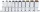 BGS technic Dugókulcsfej készlet hosszú colos hatszög fejekkel, 1/2”, 3/8”–15/16”, 10 részes (BGS 2435)