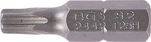 BGS technic Bitfej, fúrt T25 1/4" (BGS 2442)