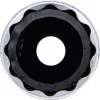 BGS technic 16mm-es gyújtógyertya kulcs, gumival, 12 pontos, gumi betét (BGS 2448)
