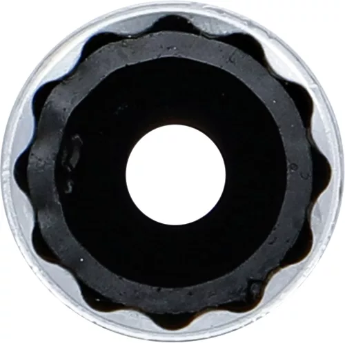 BGS technic 16mm-es gyújtógyertya kulcs, gumival, 12 pontos, gumi betét (BGS 2448)