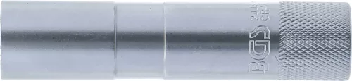 BGS technic 16mm-es gyújtógyertya kulcs, gumival, 12 pontos, gumi betét (BGS 2448)