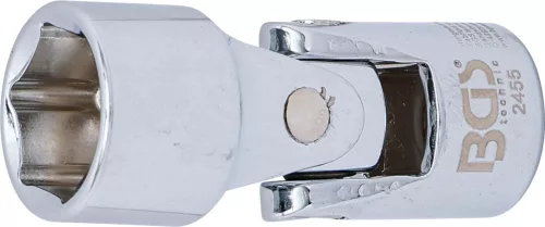 BGS technic 3/8" Univerzális csuklós dugókulcs, 15 mm (BGS 2455)