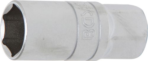 BGS technic Gyújtógyertya kulcs, szatén króm galvanizált, 1/2", 20.8mm (BGS 2470)