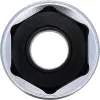 BGS technic Gyújtógyertya kulcs, szatén króm galvanizált, 1/2", 20.8mm (BGS 2470)