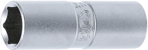 BGS technic Gyújtógyertya kulcs, szatén króm galvanizált, 1/2", 16mm (BGS 2472)