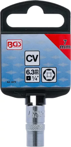 BGS technic 1/4" "Pro Torque" dugókulcs, 7 mm (BGS 2479)