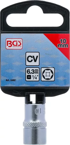 BGS technic 1/4" "Pro Torque" dugókulcs, 10 mm (BGS 2482)