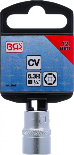 BGS technic 1/4" "Pro Torque" dugókulcs, 12 mm (BGS 2484)