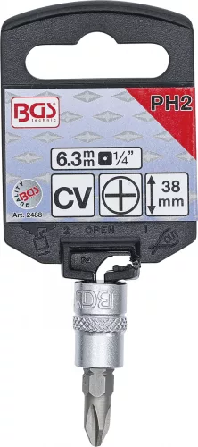 BGS technic Bitfej 1/4" PH2 (BGS 2488)