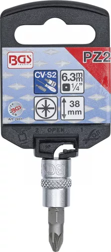 BGS technic Bitfej 1/4" PZ2 (BGS 2491)