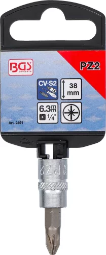 BGS technic Bitfej 1/4" PZ2 (BGS 2491)