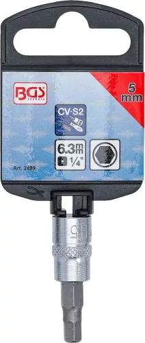 BGS technic Imbusz bitfej 1/4" 5mm (BGS 2499)