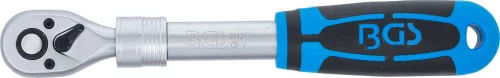 BGS technic Racsnis hajtókar teleszkópos kivitelben, 3/8”, 240–345 mm, 72 fog  (25121)