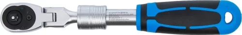 BGS technic Racsnis hajtókar teleszkópos és billenthető fejjel, 1/4”, 210–250 mm, 72 fog (25125)