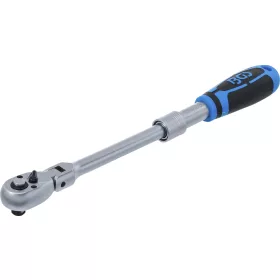   BGS technic Racsnis hajtókar teleszkópos és billenthető fejjel, 3/8”, 260–365 mm, 72 fog (25126)