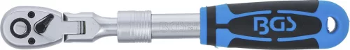 BGS technic Racsnis hajtókar teleszkópos és billenthető fejjel, 3/8”, 260–365 mm, 72 fog (25126)