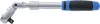 BGS technic Racsnis hajtókar teleszkópos és billenthető fejjel, 1/2”, 350–490 mm, 72 fog (25127)