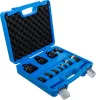 BGS technic Ütvecsavarozó adapter- és kardáncsukló készlet 1/4”–1”, 11 részes, króm-molibdén acél (BGS 25140)