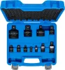 BGS technic Ütvecsavarozó adapter- és kardáncsukló készlet 1/4”–1”, 11 részes, króm-molibdén acél (BGS 25140)