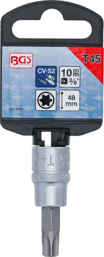 BGS technic Torx bitfej 3/8" nem fúrt, T45 (BGS 2547)