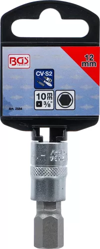 BGS technic Imbusz kulcs 12 mm, 3/8" befogás (BGS 2584)