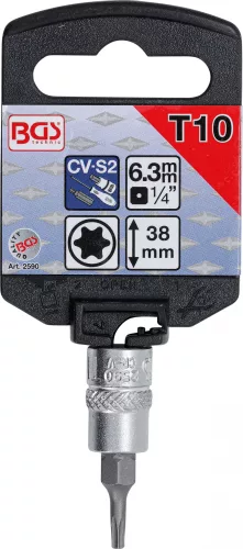 BGS technic Torx bitfej 1/4" T10 (BGS 2590)