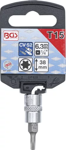 BGS technic Torx bitfej 1/4" T15 (BGS 2591)