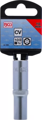 BGS technic 3/8" "Super Lock" hosszított dugókulcs, 10 mm (BGS 2600)
