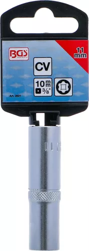 BGS technic 3/8" "Super Lock" hosszított dugókulcs, 11 mm (BGS 2601)