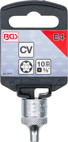BGS technic Dugókulcs E4, 3/8" (BGS 2710)
