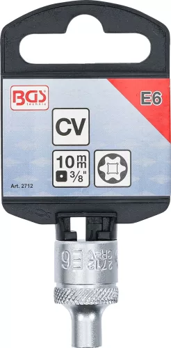 BGS technic Dugókulcs E6, 3/8" (BGS 2712)