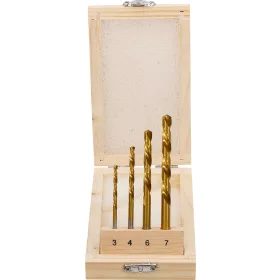   BGS technic Fúrószár készlet balra vágó HSS fúrószárakkal, 3–7 mm, 4 részes (BGS 2726)