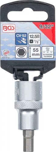 BGS technic Behajtófej | 12,5 mm (1/2") | Imbusz 9/32" (BGS 2734)