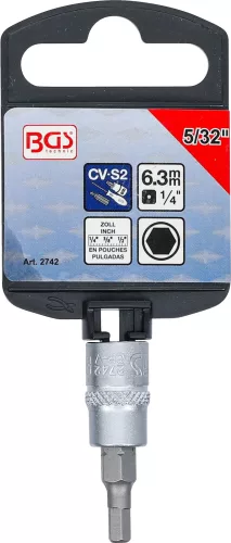 BGS technic Imbusz kulcs 5/32", 1/4" csatlakozás (BGS 2742)