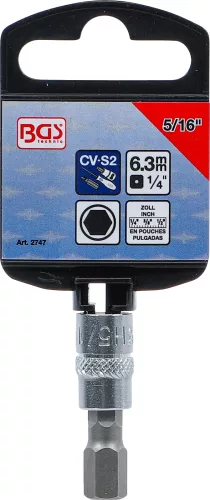 BGS technic Imbusz kulcs 5/16", 1/4" megvezetésű (BGS 2747)