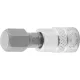 BGS technic Imbusz kulcs 3/8", 1/4" megvezetésű (BGS 2748)
