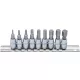 BGS technic Imbusz bitfej készlet colos méretekkel, 1/4”, 3/32”–3/8”, 9 részes (BGS 2749)