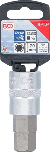 BGS technic Behajtófej | 12,5 mm (1/2") | Imbusz 11/16" (BGS 2752)